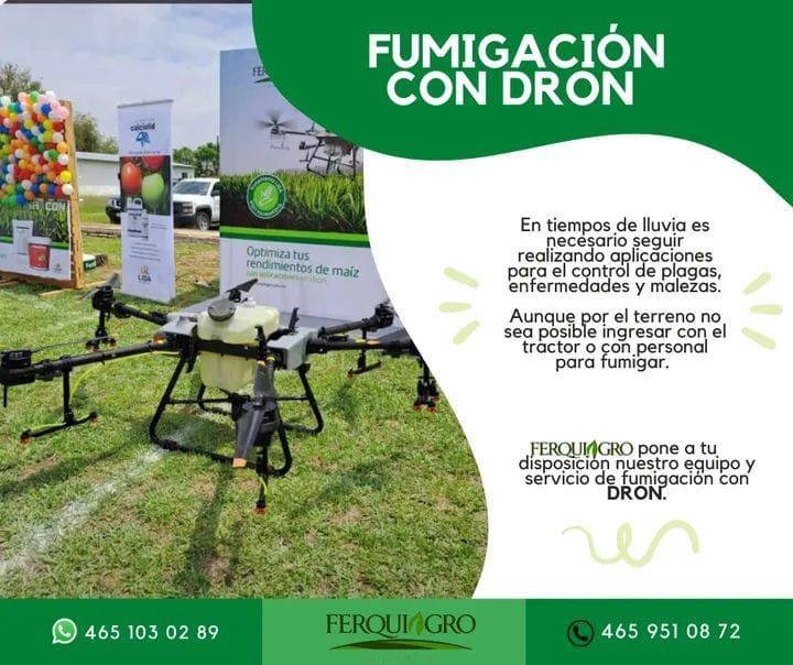 Fumigacion con dron